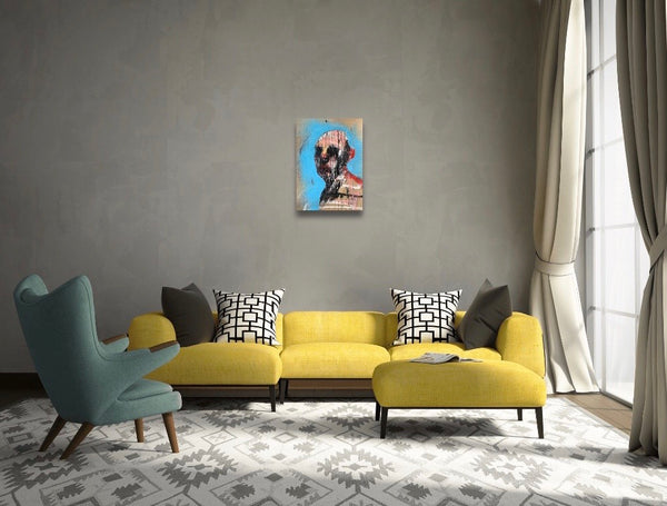 "Electric Sugar 1" Original Painting On Paper By Lee Ellis