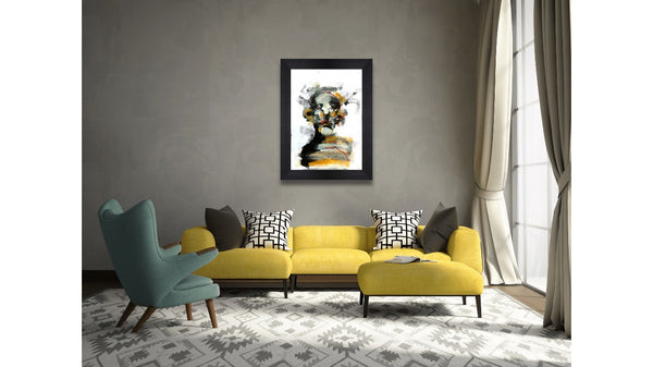 "I Am FaceBook" Original Painting on Paper by Lee Ellis