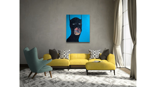 "Batman you gimp" Original Painting By Lee Ellis