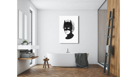 Rich Enough to be Batman - Large Black Diamond glitter By Heath Kane
