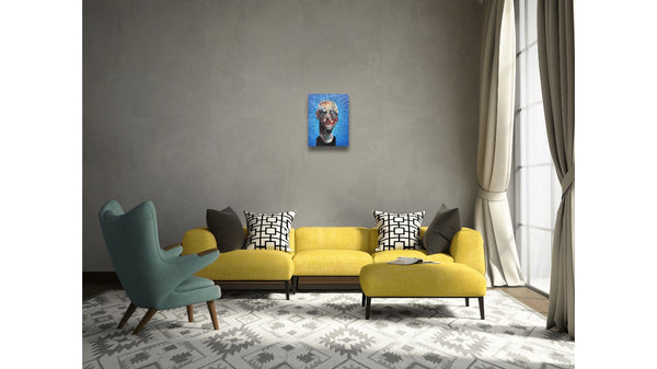 "I smell like rocks" Original Painting By Lee Ellis