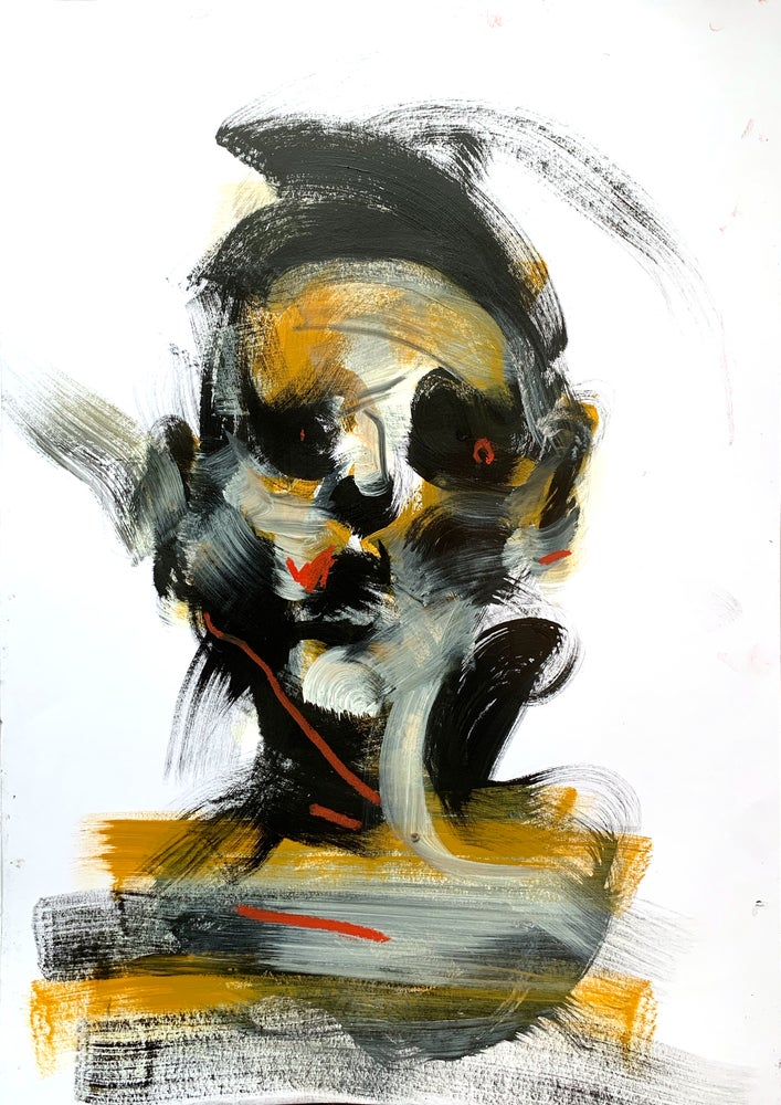"I Am Instagram" Original Painting on Paper by Lee Ellis