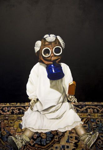 Sara Le-Roy, Original Work, "Mickey Mouse Gas Mask"