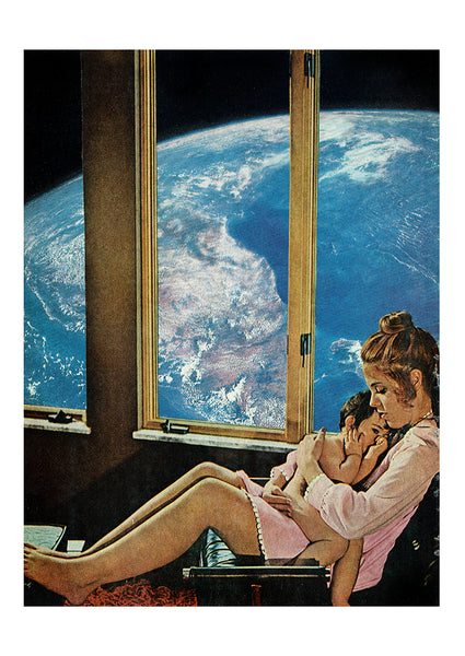 Mother Earth Original Collage by Steven Quinn