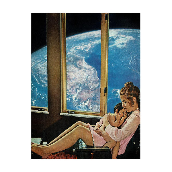 Mother Earth Original Collage by Steven Quinn