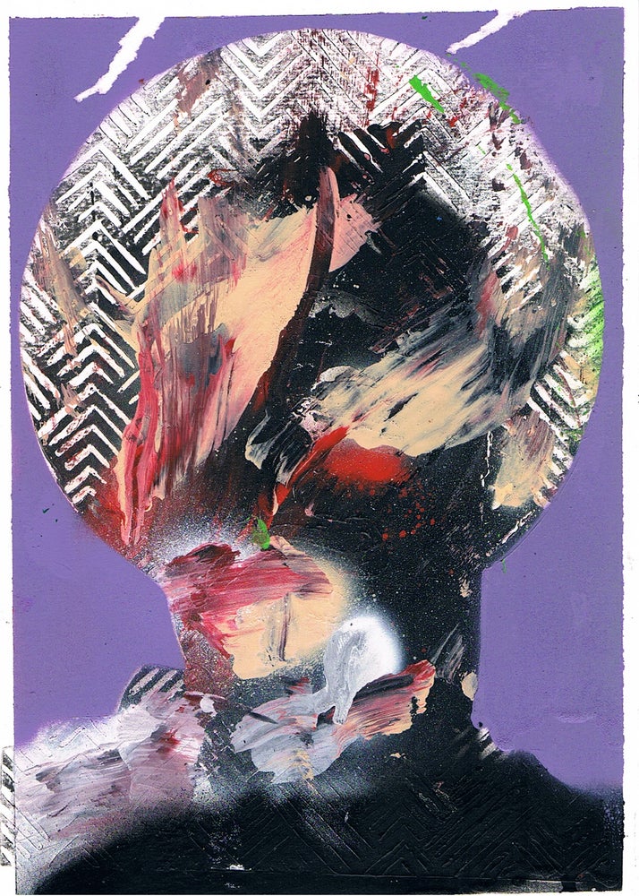 "Pretty Ugly 16" Original Work On Paper By Lee Ellis