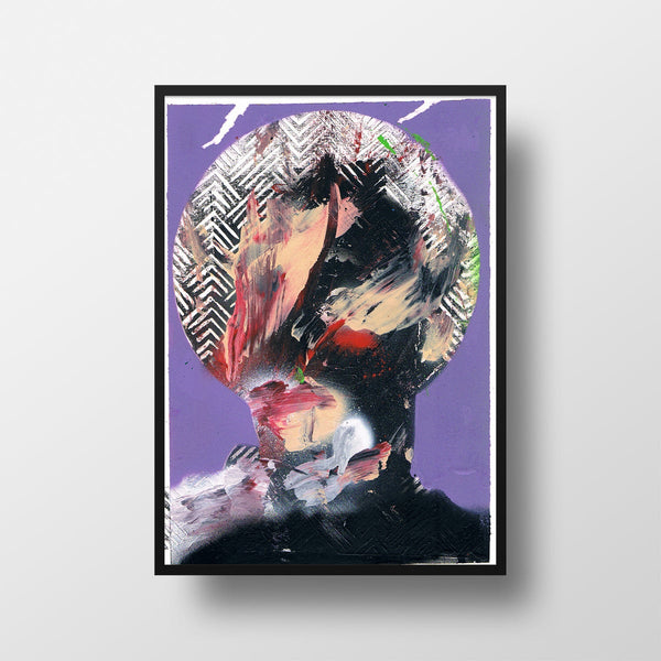 "Pretty Ugly 16" Original Work On Paper By Lee Ellis