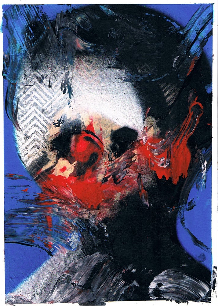 "Pretty Ugly 31" Original Work On Paper By Lee Ellis