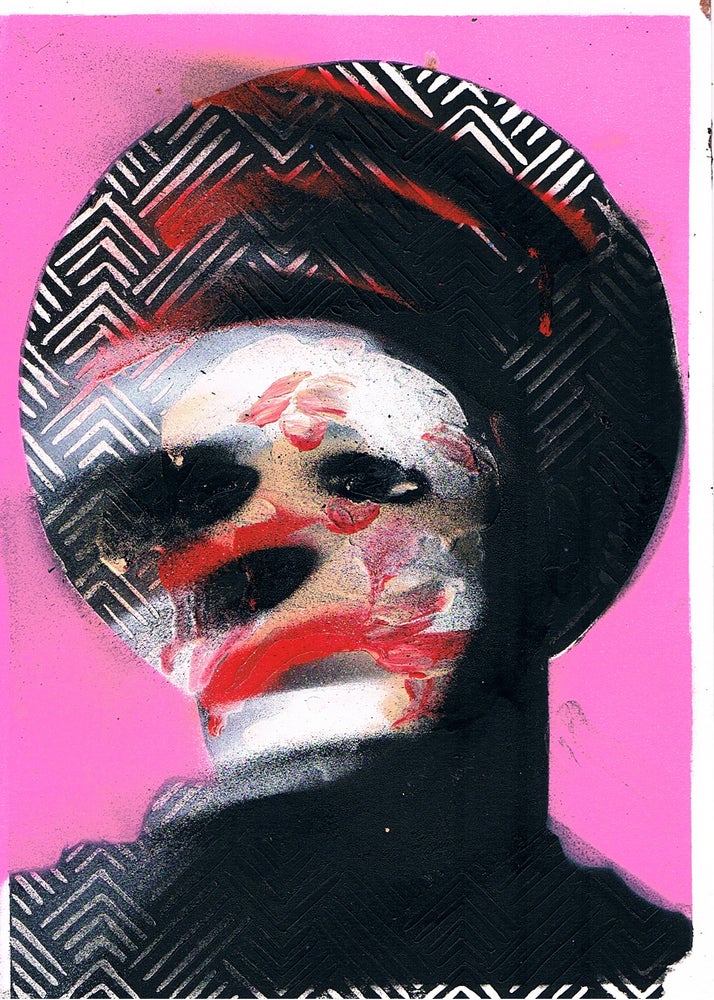 "Pretty Ugly 32" Original Work On Paper By Lee Ellis