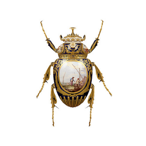 'SÈVRES GOLIATHUS SCARABAEIDAE'  LIMITED EDTION BY MAGNUS GJOEN