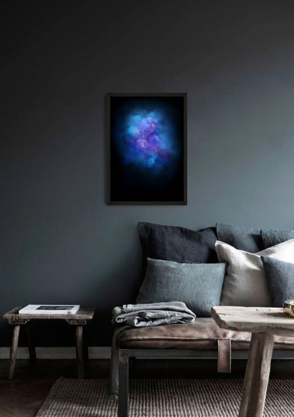 GALAXY EXPLOSION (DIAMOND DUST - INDIGO) Limited Edition By Lauren Baker