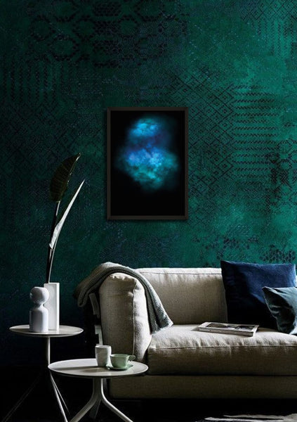 GALAXY EXPLOSION (DIAMOND DUST - TURQUOISE) Limited Edition By Lauren Baker