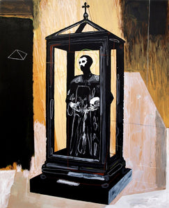 "Saint In A Display Case" Original Work By Carp Matthew
