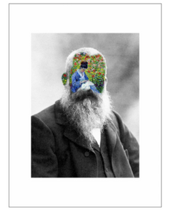 ‘Portrait 28: Monet’  Digital Collage by Roberto Voorbij