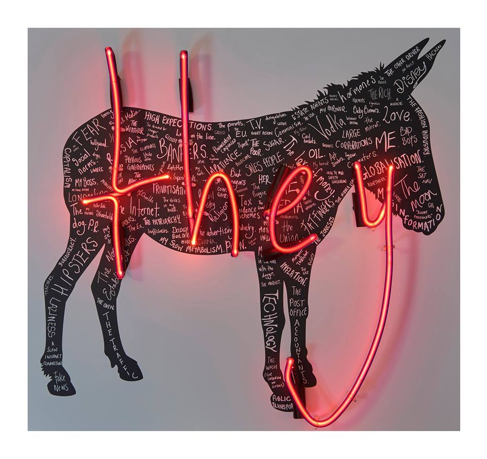 "Pin The Tale Of Woe On The Donkey" (Donkey/They) By Rebecca Mason