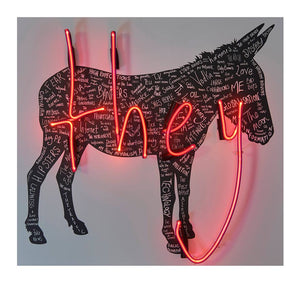 "Pin The Tale Of Woe On The Donkey" (Donkey/They) By Rebecca Mason