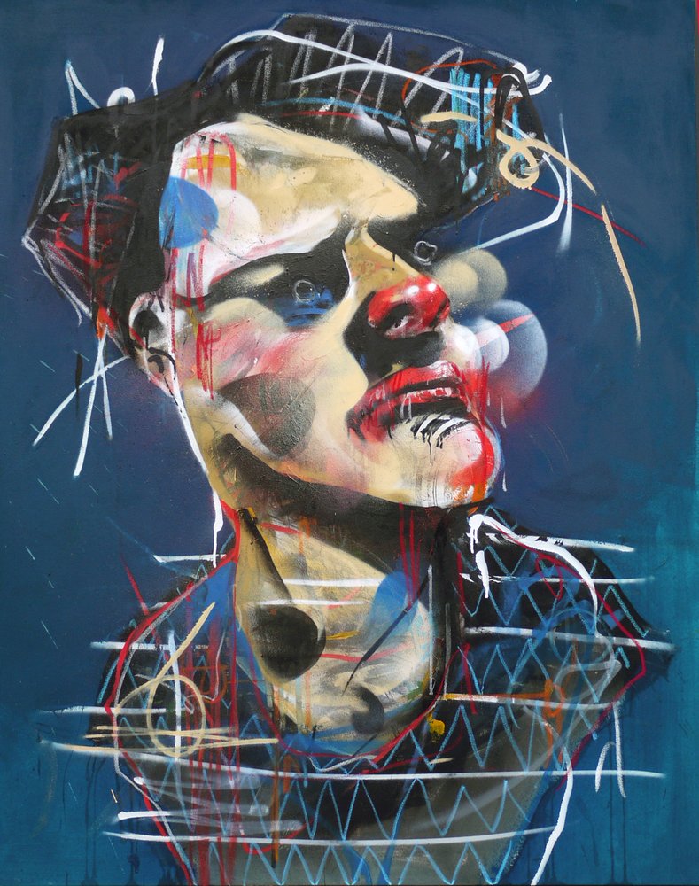 "What is this weight I'm carrying?" Original Painting by Lee Ellis