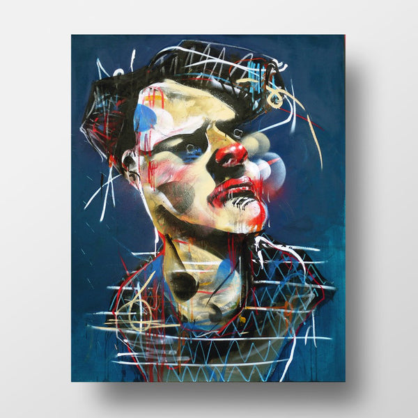 "What is this weight I'm carrying?" Original Painting by Lee Ellis