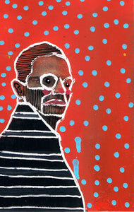 "White Noise On Repeat 20" original mixed media by Lee Ellis