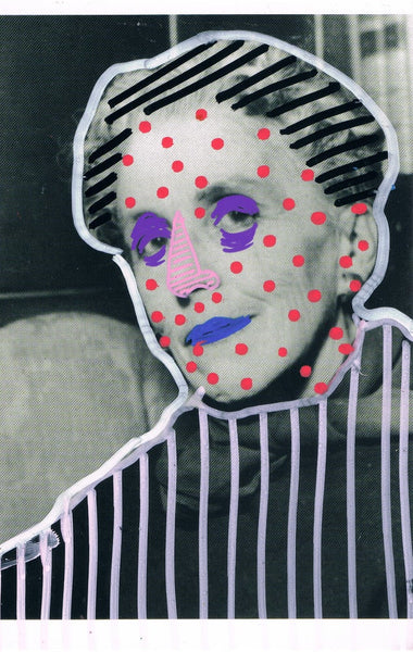 "White Noise On Repeat 42" original mixed media by Lee Ellis