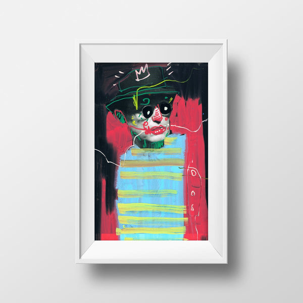 "White Noise On Repeat 67" original mixed media by Lee Ellis