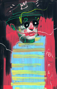 "White Noise On Repeat 67" original mixed media by Lee Ellis