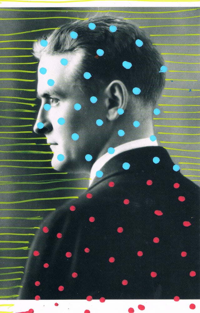 "White Noise On Repeat 73" original mixed media by Lee Ellis
