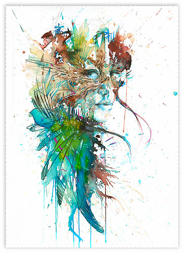 "Eris Goddess Of Chaos" Limited Edition by Carne Griffiths