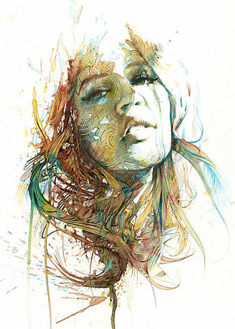 "Solace" Hand finished Limited Edition by Carne Griffiths