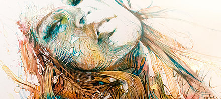 "Solace" Hand finished Limited Edition by Carne Griffiths