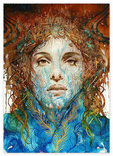 "The Crown" Hand finished Limited Edition by Carne Griffiths
