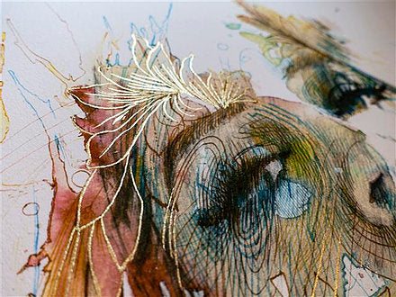"Solace" Hand finished Limited Edition by Carne Griffiths