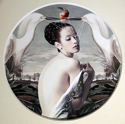 "The Heart And Tongue Of Virtue' Original Print By Alexandra Gallagher