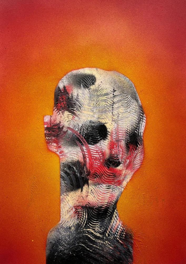 "if you're happy and you know, burn it all (07)" Original Work On Paper By Lee Ellis