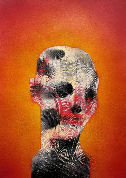 "if you're happy and you know, burn it all (07)" Original Work On Paper By Lee Ellis