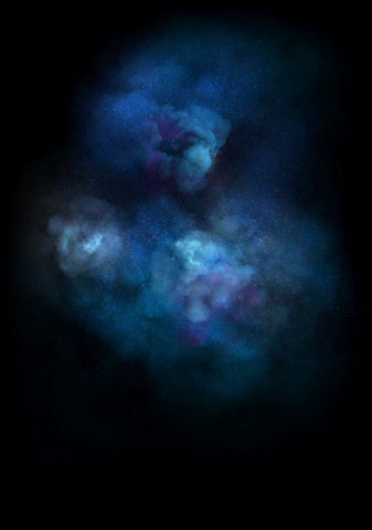 GALAXY EXPLOSION (DIAMOND DUST - BLUE) Limited Edition By Lauren Baker