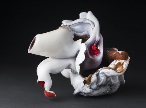 MARIA KOSHENKOVA ORIGINAL WORK, "WHITE BRAIN LOOKING HEART"