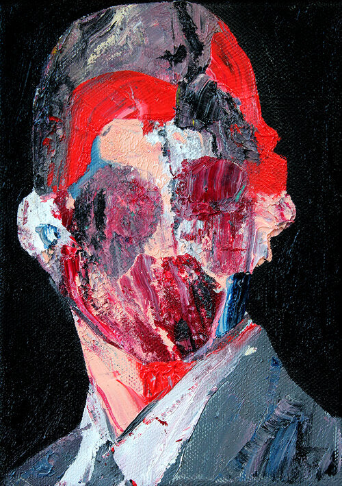 "Head 11" (2nd series) Original Painting By Carp Matthew