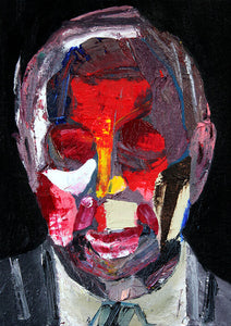 "Head 12" (2nd series) Original Painting By Carp Matthew