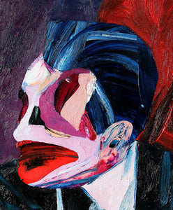 "Head 4" Original Painting By Carp Matthew