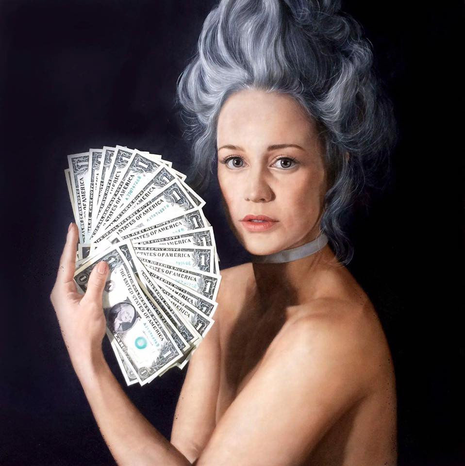 "ELEGANCE & DECADENCE" ORIGINAL WORK BY FRANK E HOLLYWOOD