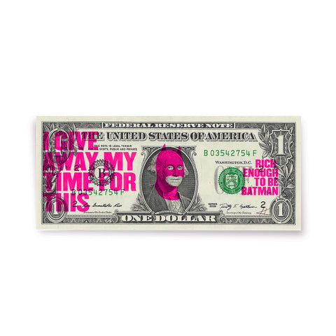 Rich Enough to be Batman - US Dollar Note 2nd edition By Heath Kane