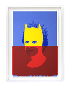 "Rich Enough To Be Batman - "Drippy Red, Yellow & Blue " Limited Edition Screen Print By Heath Kane